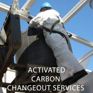 Activated Carbon Changeout Services click for more info image showing man working