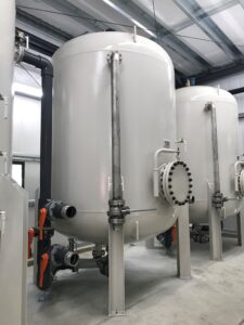 Liquid Phase activated carbon tanks.