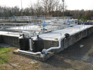 Odor control system at wastewater plant