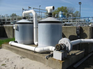 vapor phase odor control at water treatment plant.